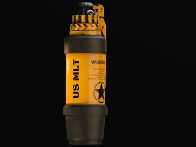  grenades01 Low-poly 3D model