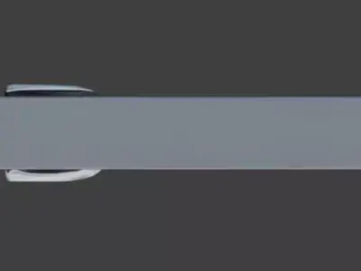 Reinforced Industrial Containment Door 3D Model Low-poly 3D model