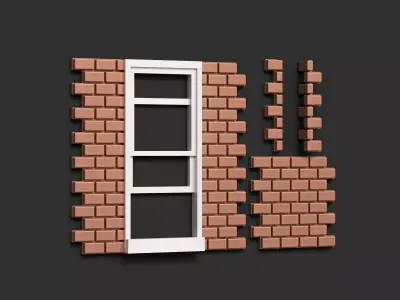 Brick Pack Diorama Set 01 3D print model
