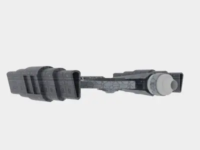 Mig-S Spaceship  Low-poly 3D model
