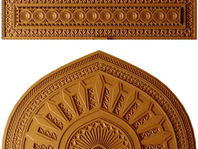 Classic Door N02 3D model