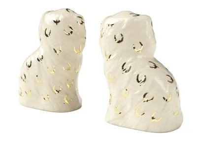 Small Staffordshire chimney dogs 3D model