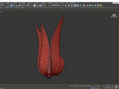 Broche 1 Light Wall Mount Low-poly 3D model