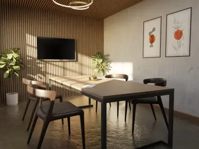 Meeting room 3D model