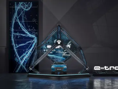 Exhibition Stand Stall Booth Low-poly 3D model