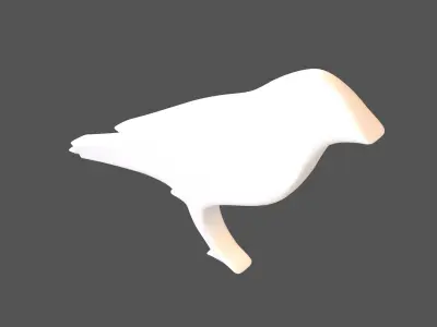 Kusama Coin v1 002 Low-poly 3D model