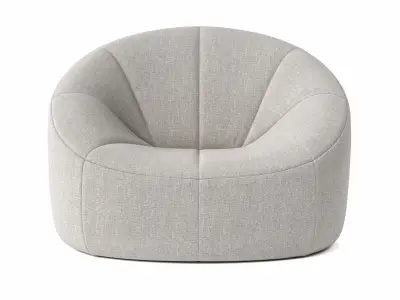 Pumpkin Armchair 3D model