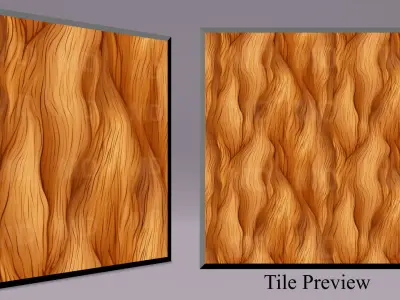 Cartoon Wood Textures Pack 18 - 10x PNG  Texture