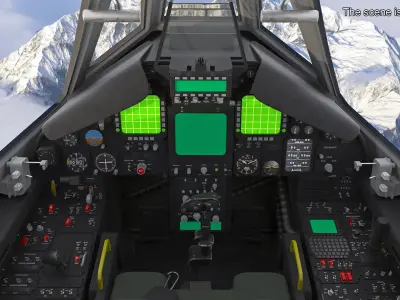  Combat Aircraft Stealth with Pilot 