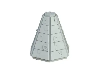 Sci Fi Object No 2759 Low Poly Low-poly 3D model