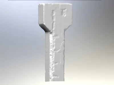 Old Pillar 3D model