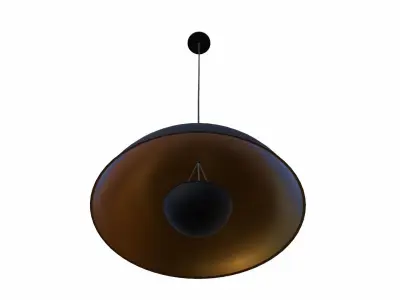 Hanging Lamp Low-poly 3D model