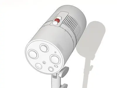 strobe light 01 3D model