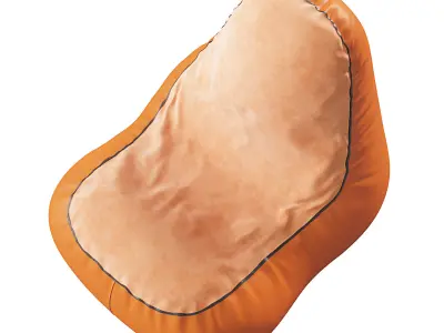 Inflatable sun lounger 3D model