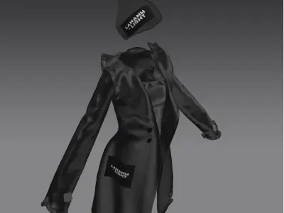 3D Leather Jacket LanAnhLight 3D print model