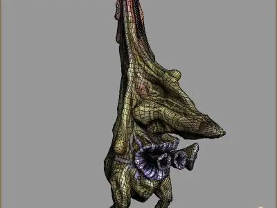 Demon Desperator Low-poly 3D model