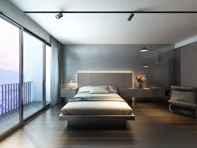 AQuang 2 Bedrooms 3D model