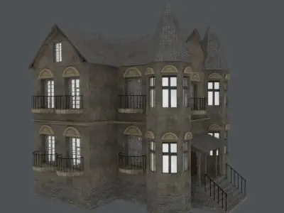 building collection vol2 Low-poly 3D model