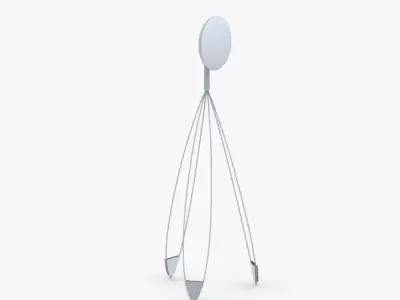 1377 - Table Lamp Low-poly 3D model