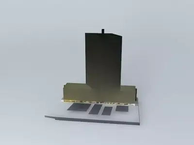 Reshuffle skyscraper Free 3D model