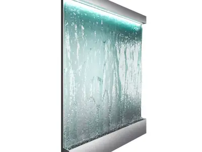 Indoor waterfall  3D model