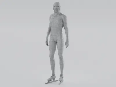  Speed Skater Animated HQ 002 Standard License 