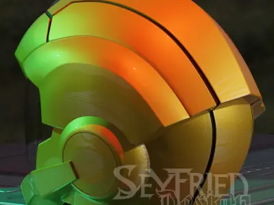 Mobile Suit Gundam 00 season2 Celestial Being pilot helmet 3D print model