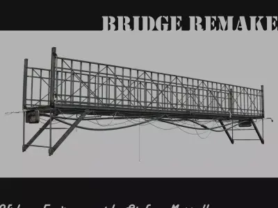 Bridge remake Low-poly 3D model