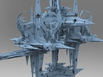 Sunlight Crystal City Towers tall 3D model