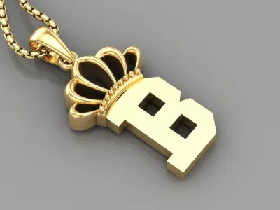 Collection Album Initial Light Gold Letter Alphabet Version 8 3D print model