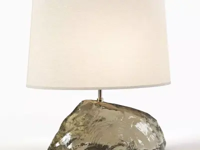 Glass Block Lamp 3D model