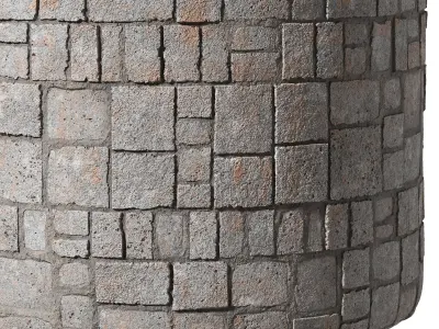 Brick Wall PBR Material 05 Texture