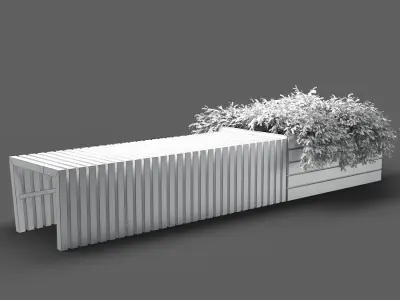 bench1151 -3-5 3D model