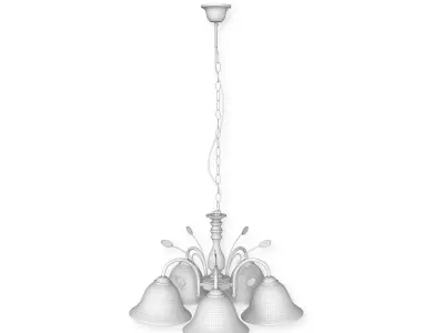Hanging chandelier 69007 - 5H 3D model