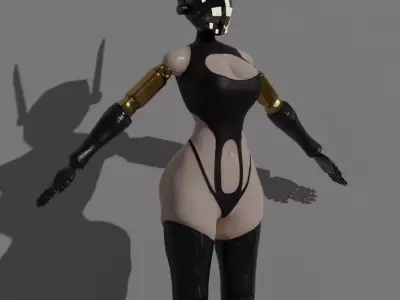 Mannequin V2 Low-poly 3D model