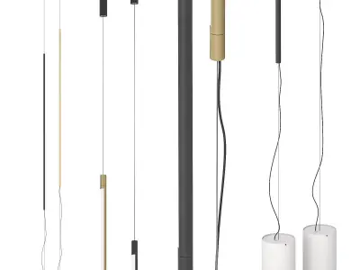 Stelo 137 floor lamp 3D model
