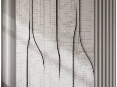 Wall 3D panel 45 3D model