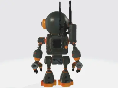 Nuclear robot 3D model