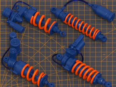 Mech Warrior Hard Surface Kitbash 13 of 20 3D model