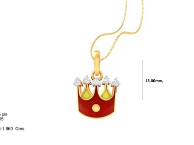Kids Pendants 3dm STL OBJ FBX Renders Details 3D print model 2
