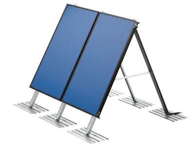 Solar panels auroTHERM classic Vaillant 3D model