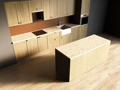 94-Kitchen10 texture 8 3D model