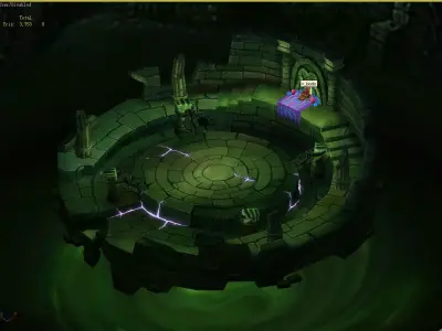 Low Mode - Sleeping Beauty Castle 02 3D model