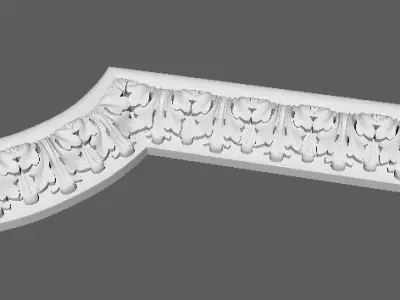 carved mirror 3D model 17