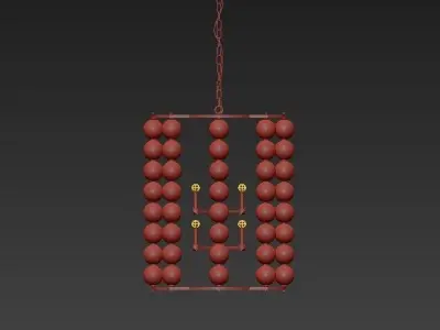 Octofoil Chandelier 3D model