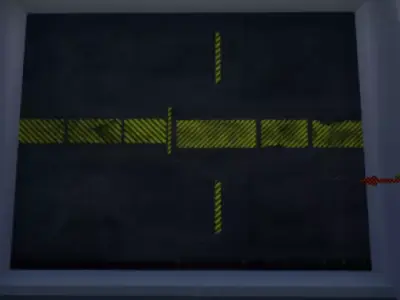 Armored Blast Door   Low Poly Low-poly 3D model