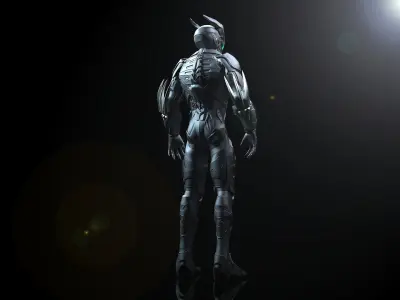 Cyber Mutant Zbrush Concept Model 3D model