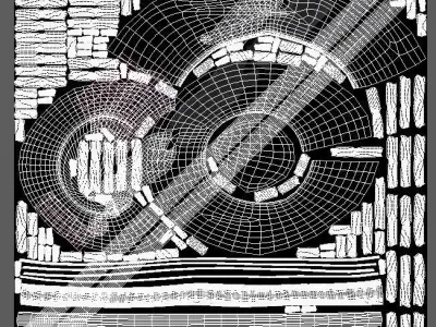 Cartoon High Poly Subdivision Cowboy Hat Low-poly 3D model