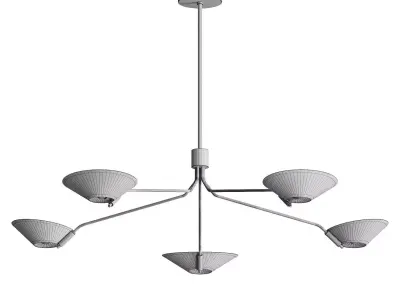 Herman 5 Light Chandelier 3D model