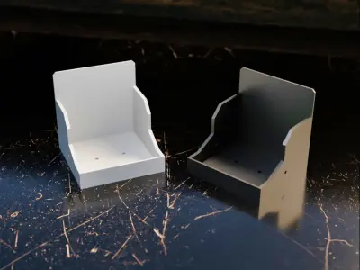 009MT Empty Top Unit Storage Organiser 3D print model